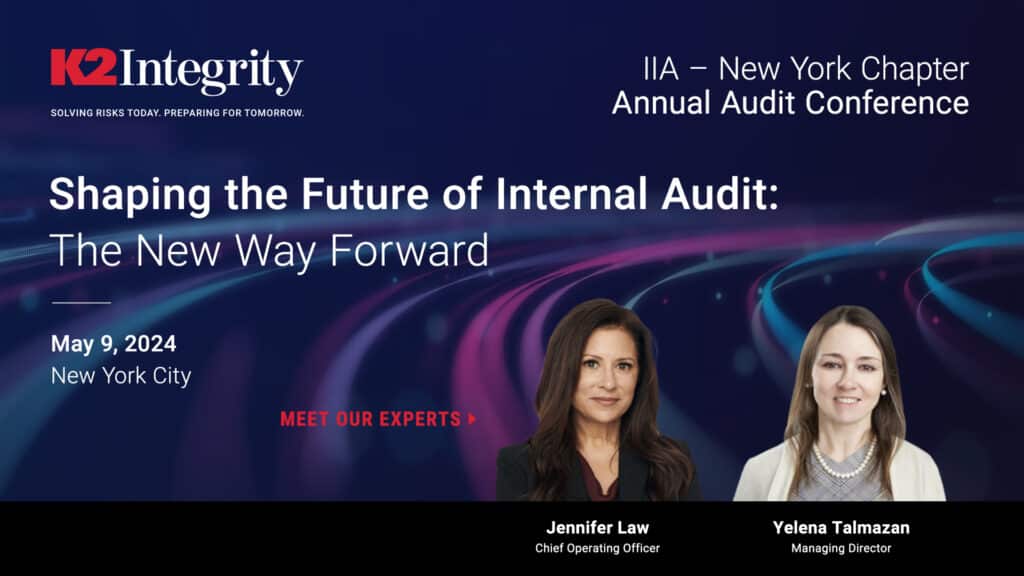 K2 IIA New York’s Annual Audit Conference